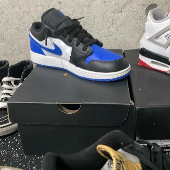 Nike Other - Nike Men’s Low-Top Sneakers - Black/Blue/White
